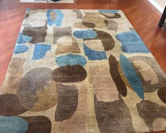 8’x 11’ Tuffed Area Rug from India $450.00