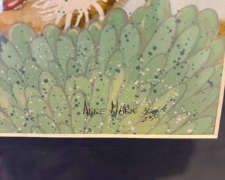 Swimming against the Tide” by Anne Marie Salomon 30/250 $100.00