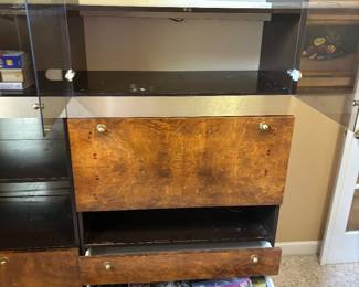 (2) pieces Modular Wall Unit/Bar by Founders a division of Thomasville $450.00 each piece. 36.5”w 20”d 76”t
