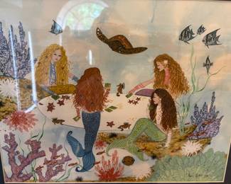 Swimming against the Tide” by Anne Marie Salomon 30/250 $100.00
