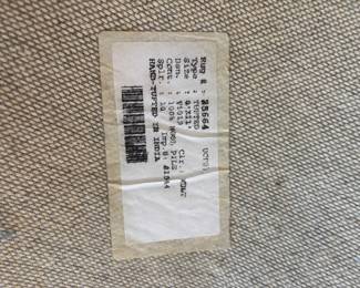 8’x 11’ Tuffed Area Rug from India $450.00