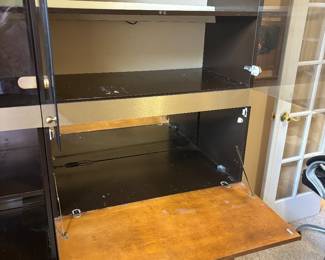 (2) pieces Modular Wall Unit/Bar by Founders a division of Thomasville $450.00 each piece. 36.5”w 20”d 76”t
