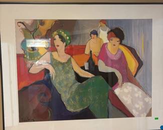 Lithograph Tarkay. “In the Lounge” $600.00