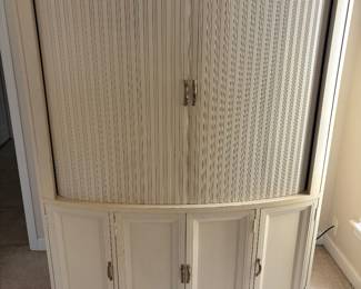 Century TV Armoire Cabinet w storage $600.00. 50”W 26”D 67” T  holds up to 40” TV