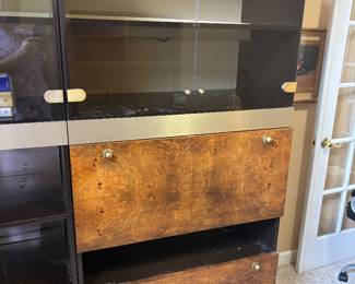 (2) pieces Modular Wall Unit/Bar by Founders a division of Thomasville $450.00 each piece. 36.5”w 20”d 76”t