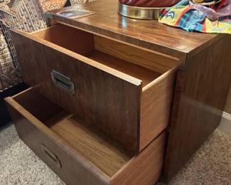 Dixie “Campaign” Night Stand $175.00. 24”W 17” D 22” T
