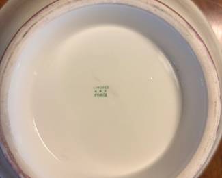 Limoges France hand painted bowl $150.00. 10”w 4.25”t