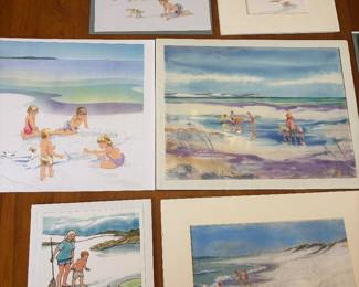 Patricia Bourne, Pensacola artist, watercolors, prints and paintings.  Various prices, same artist who designed the Pensacola Marlin sign to the beach.