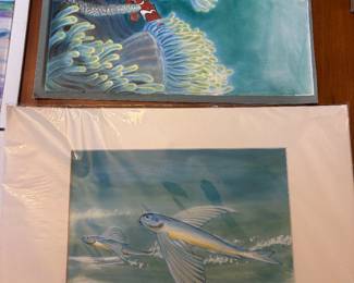 Patricia Bourne, Pensacola artist, watercolors, prints and paintings.  Various prices, same artist who designed the Pensacola Marlin sign to the beach