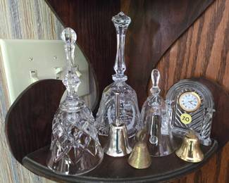 Bells. Brass & crystal