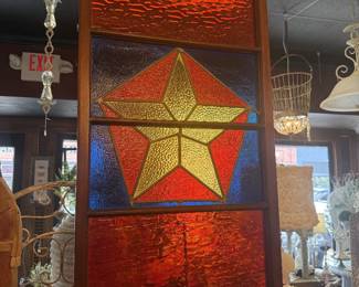 beautiful hanging stained glass