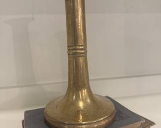 Vintage brass chunky candlestick