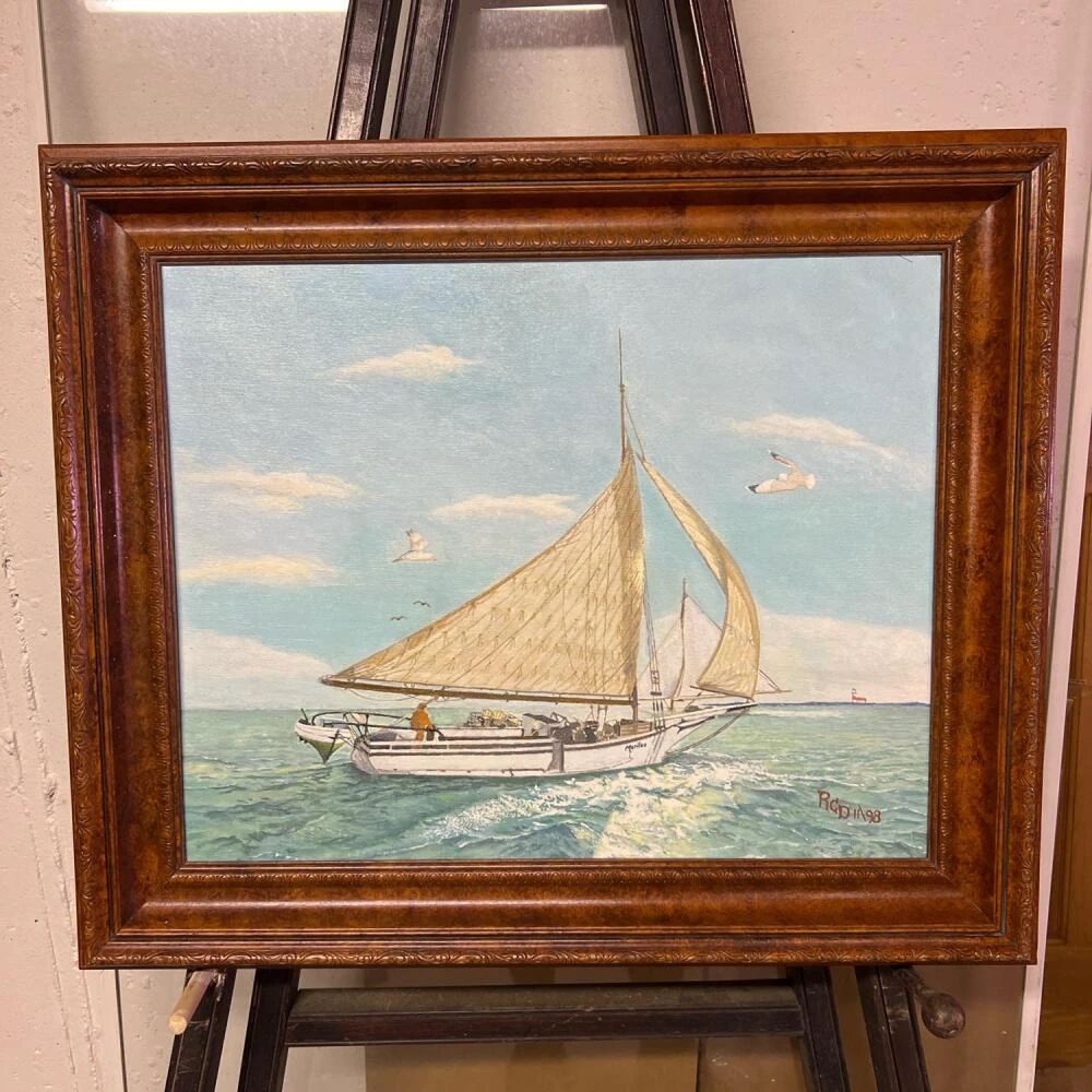 001 framedpaintingheadingoutbyralphcd