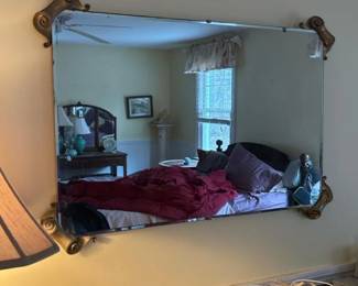 280 36x24vintagewallmirrorwithgoldor