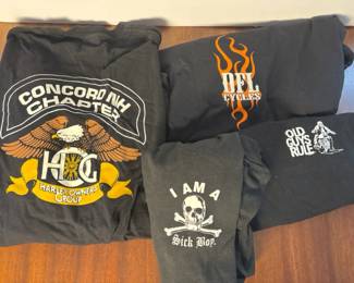 425 lotof4vintagemotorcycletshirtsxl