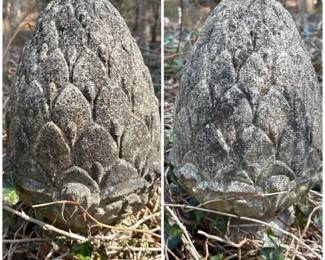 562 pairofheavyacornconcretegardenfini