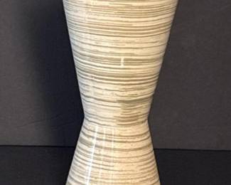 337 hourglasscreamecoloredceramicvase