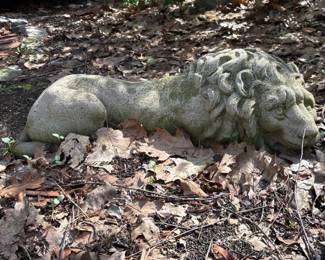 021 concretegardenlionstatuewithdetaile