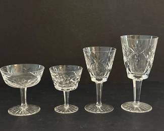 380 waterfordcutcrystalstemwareset47pi
