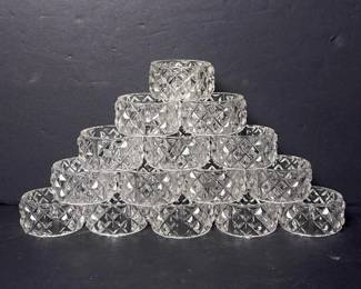 233 setof15vintagediamondpointclearpr
