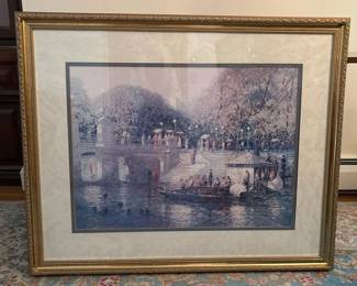 346 42x34framedbostonpublicgardenartpr