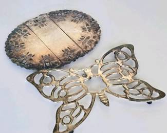 132 vintagesilverplatedecorativetrivets