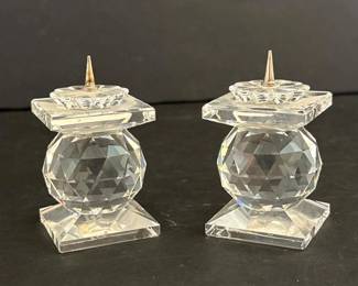 087 pairofswarovskicrystalcandleholders