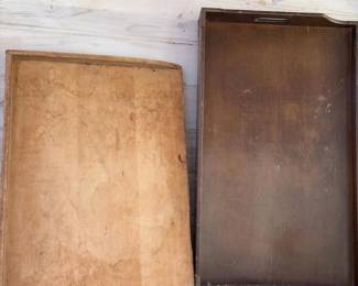 565 largevintagewoodenservingtrays