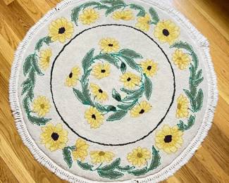 214 cuteroundsunflowerfloralcottonarea