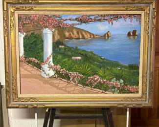 305 framedlandscapepaintingshowcasingac