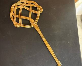 368 vintagehandmaderattanrugbeaterwith