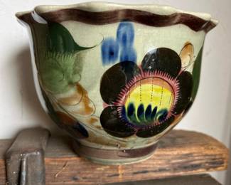 312 handpaintedmexicanceramicplanter