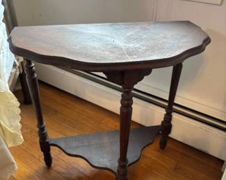 299 vintagewooden2tiercornertable