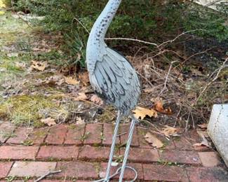 578 metalcraneherongardensculpturewelde