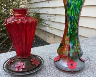 188 handblownglassmulticolorhummingbird