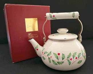 120 lenoxholidayteakettle25qtporcelain