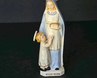 411 vintage8kitchenmadonnaceramicfiguri