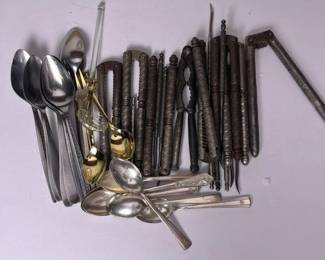 241 mixedmetalkitchenutensilslot