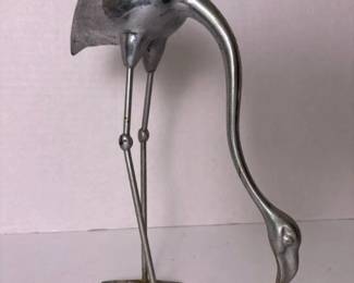 214 vintagemcmmetalsilvertonedflamingo