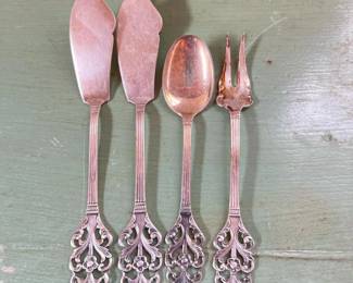 404 antiquerussian800silverservingset