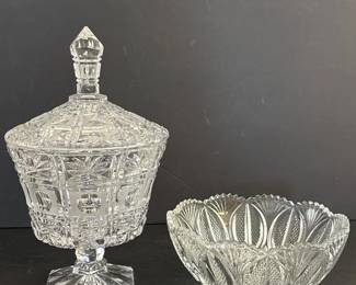 083 crystalcutcandydishandservingbowl