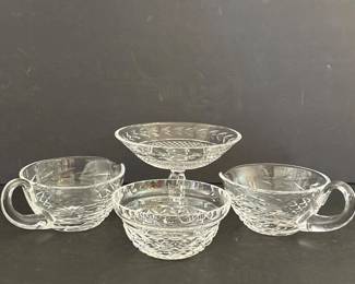 085 waterfordcrystalfourpiecedessertcom