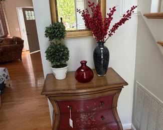 Ethan Allen Paint Decorated 'Tuscany' Bombe Chest