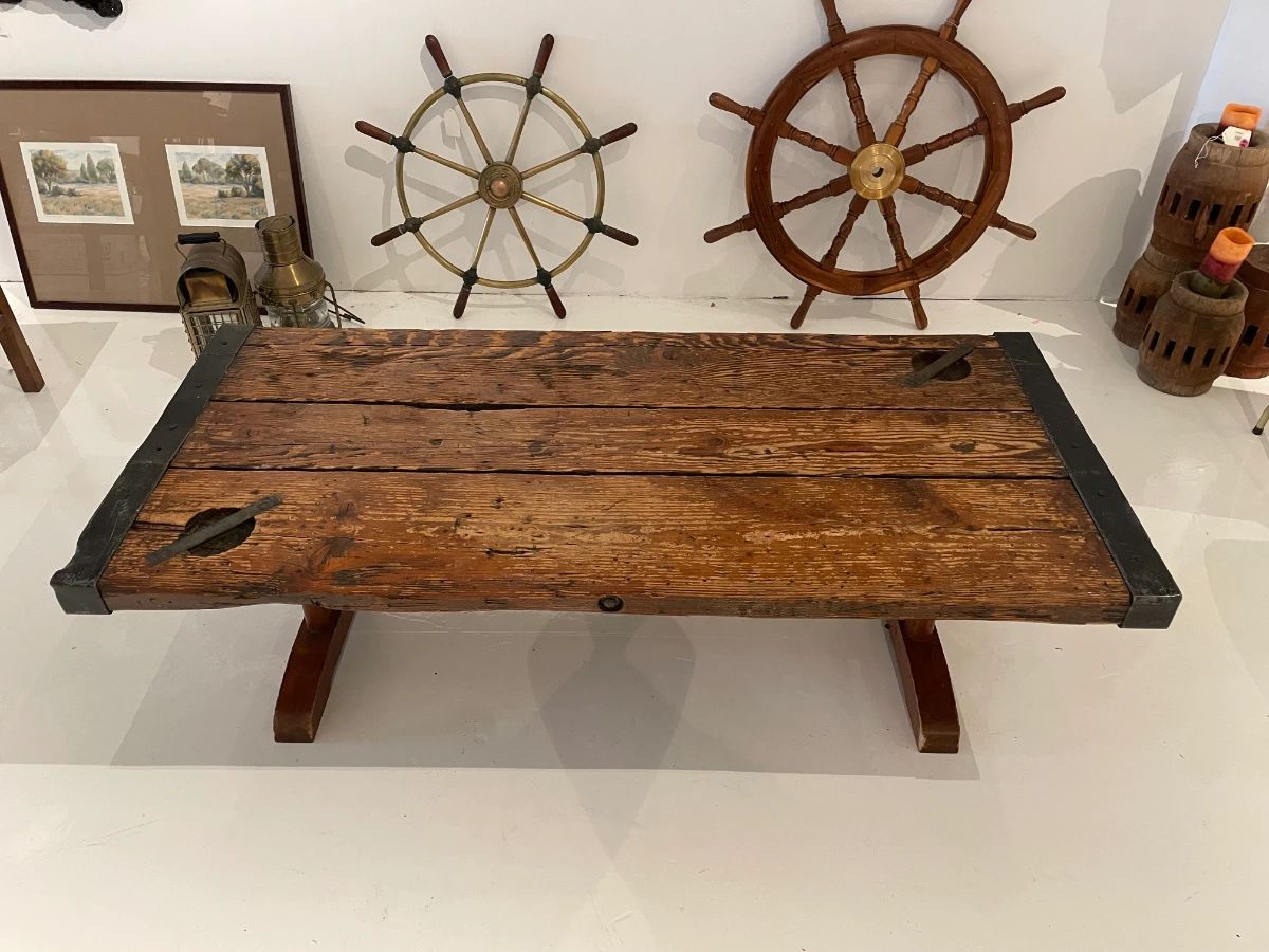 Wooden Ship Door Table