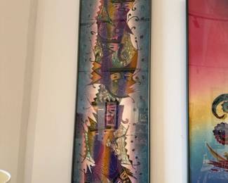 Large, Bright Asian-Inspired Art
