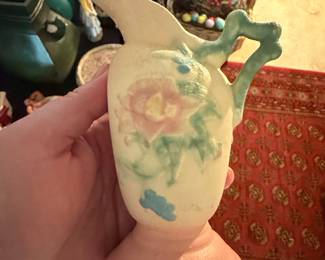 Hull Pottery "Woodland" Pattern Ewer