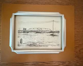 Ocean Isle Beach Bridge, North Carolina Sketch