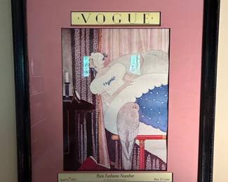 Vogue "Paris Fashions Number" Cover Print, April 15, 1925