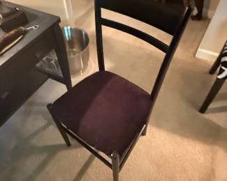 Ladder Back Dining Chair with Upholstered Seat