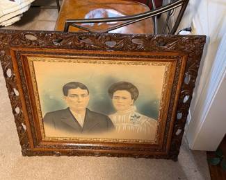 Victorian Era Portrait, Framed